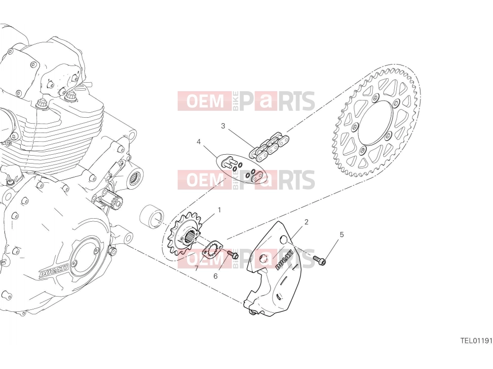 DUCATI 2015 Scrambler Full Throttle FRAME [MOD:SCR800FT]