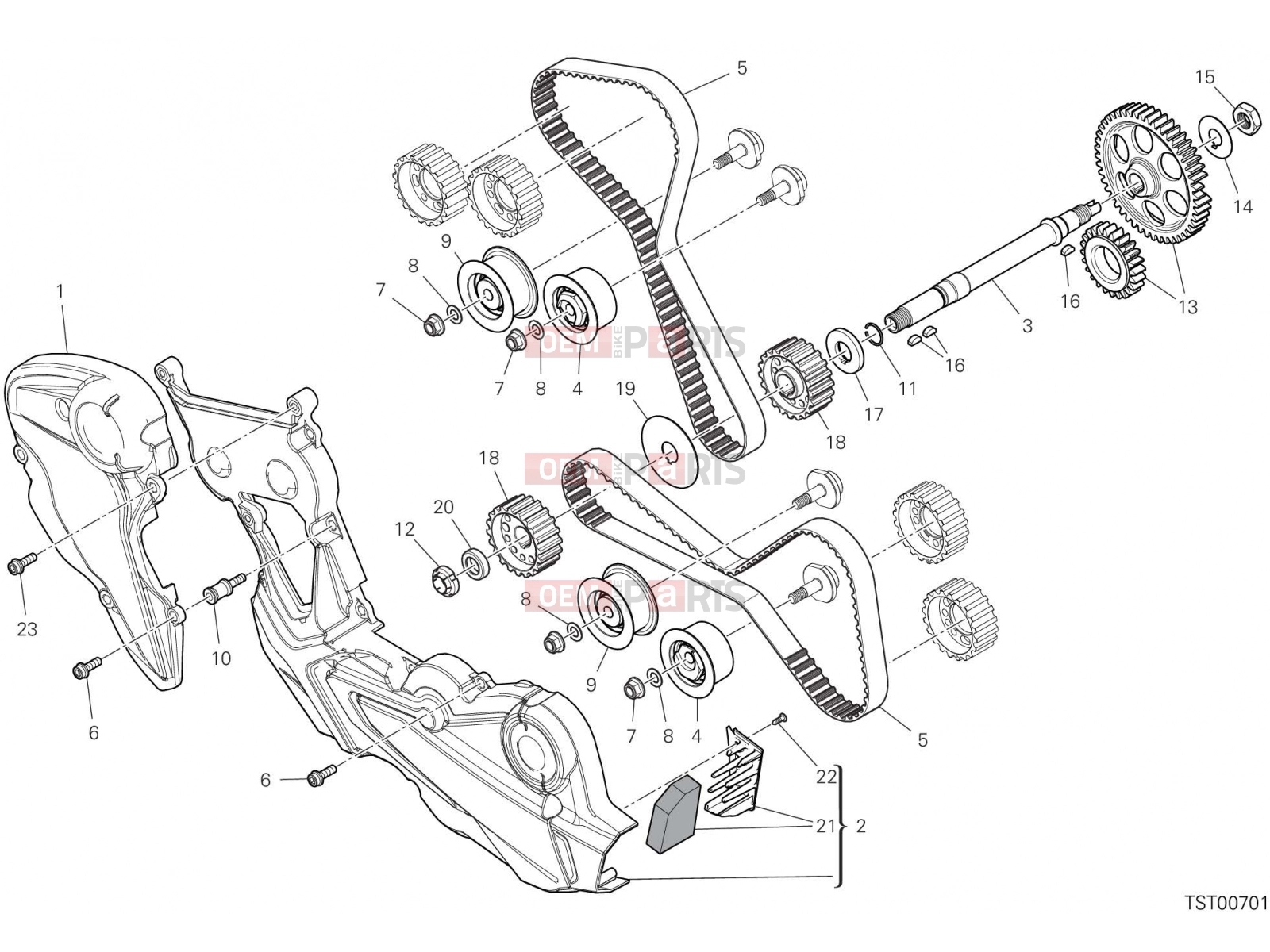 DUCATI 2021 Monster TIMING SYSTEM [MOD:M937]