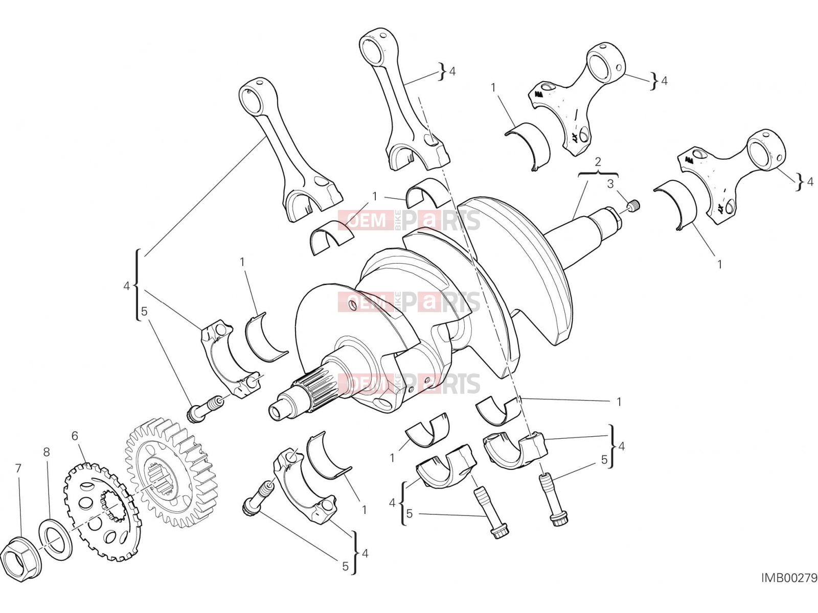 DUCATI 2021 Multistrada V4 CONNECTING RODS [MOD:MSV4]