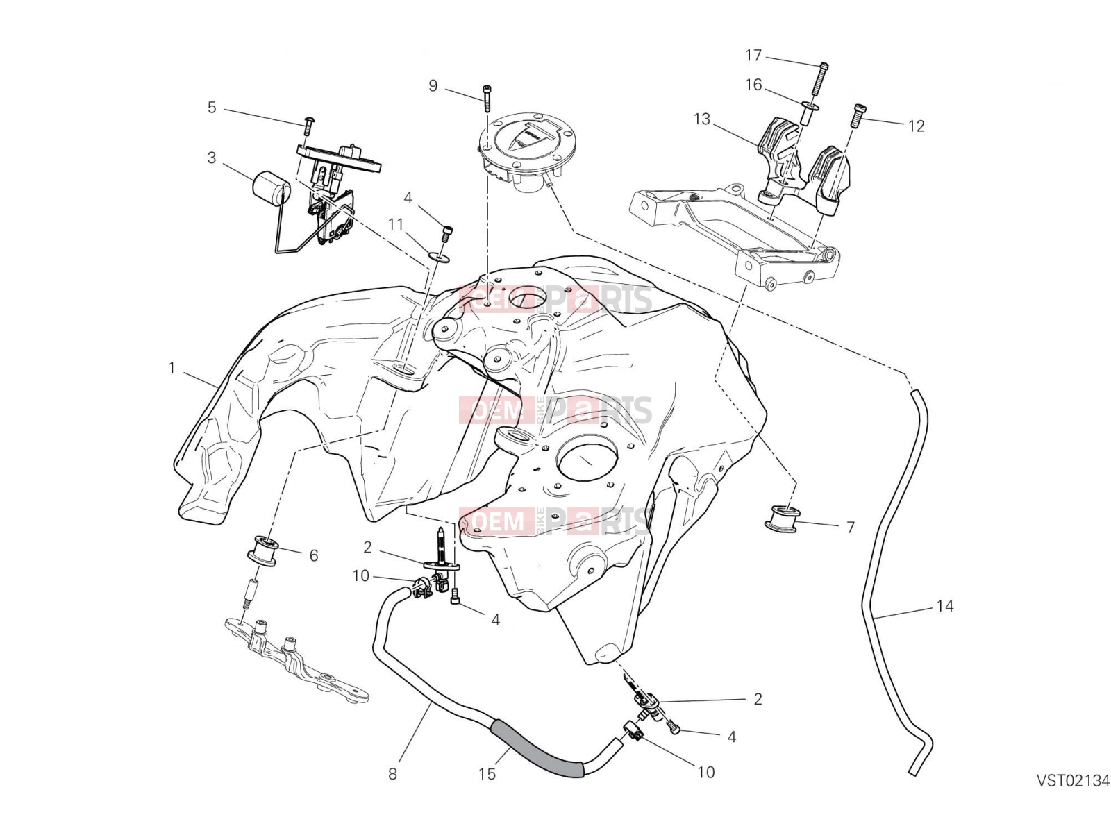DUCATI 2021 Multistrada V4 TANK [MOD:MSV4]