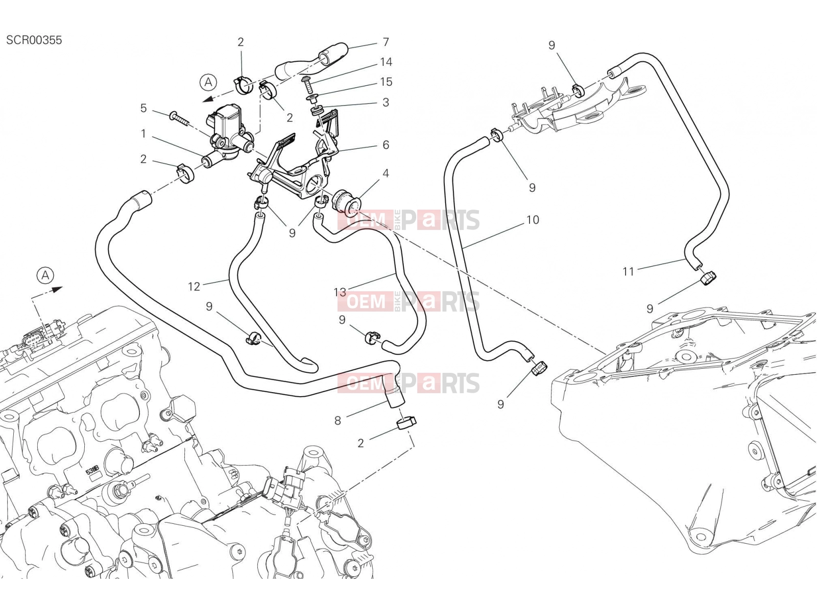 DUCATI 2021 Multistrada V4 SECONDARY AIR SYSTEM [MOD:MSV4]