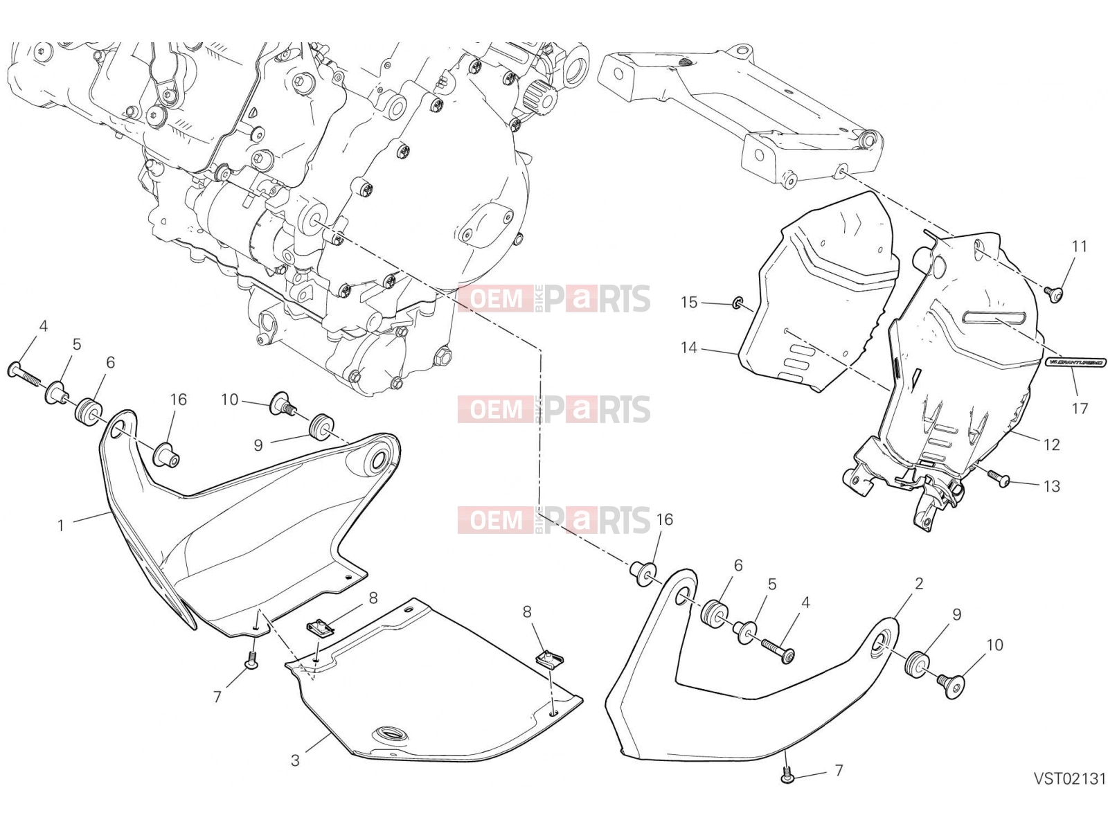 DUCATI 2021 Multistrada V4 SUMP GUARD [MOD:MSV4]