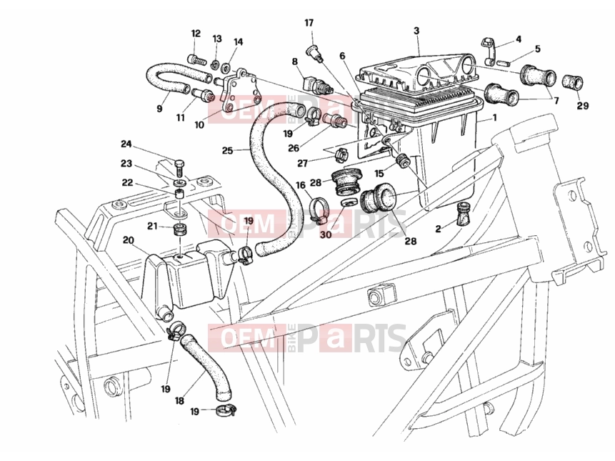 DUCATI 1992 907 I.E. INTAKE