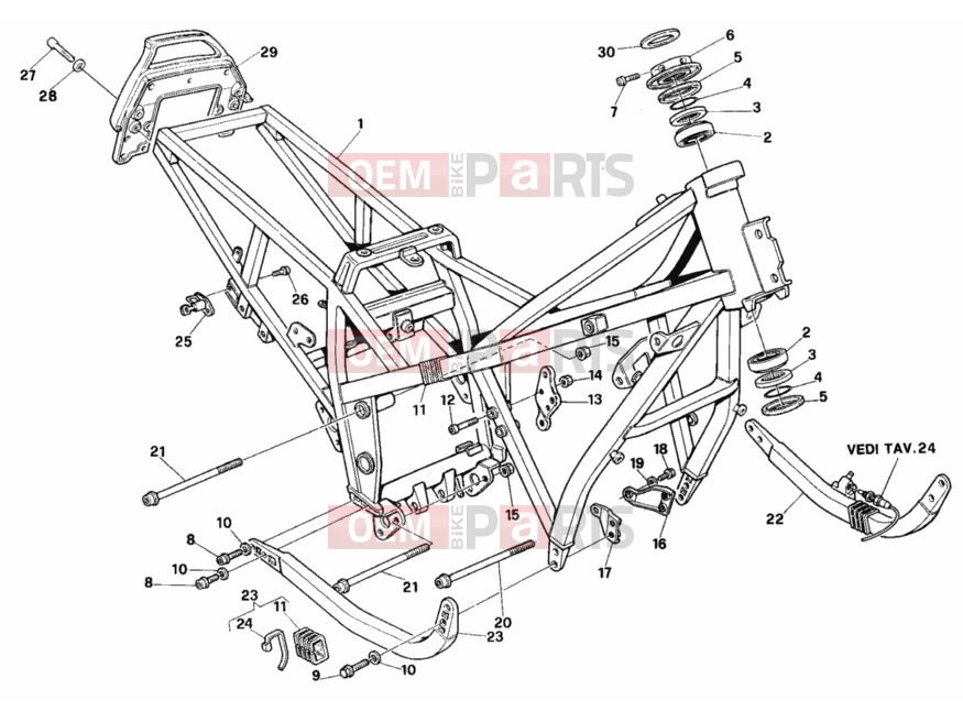 DUCATI 1992 907 I.E. FRAME