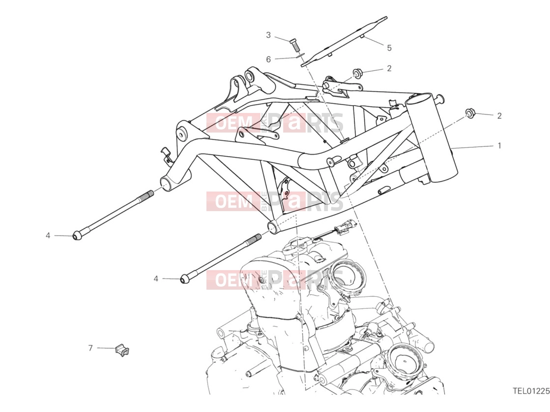 DUCATI 2020 Hypermotard 950 Frame