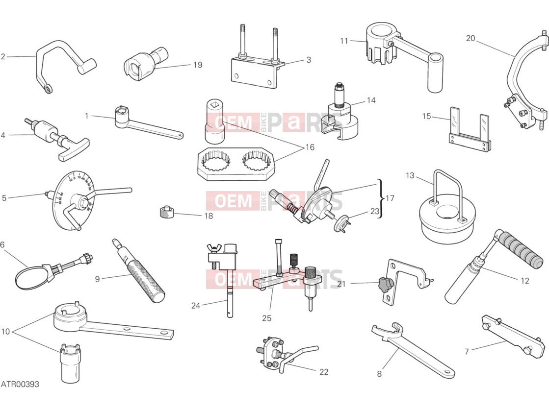 DUCATI 2020 Hypermotard 950 Workshop Service Tools (Engine)