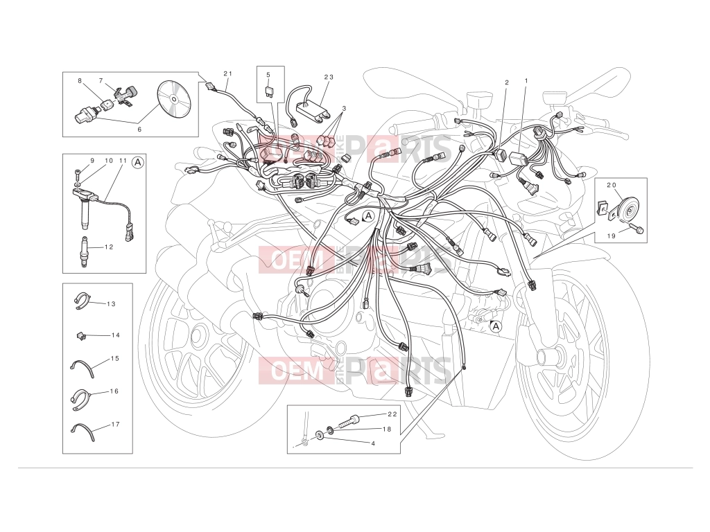 DUCATI 2012 Streetfighter 848 Electrical system