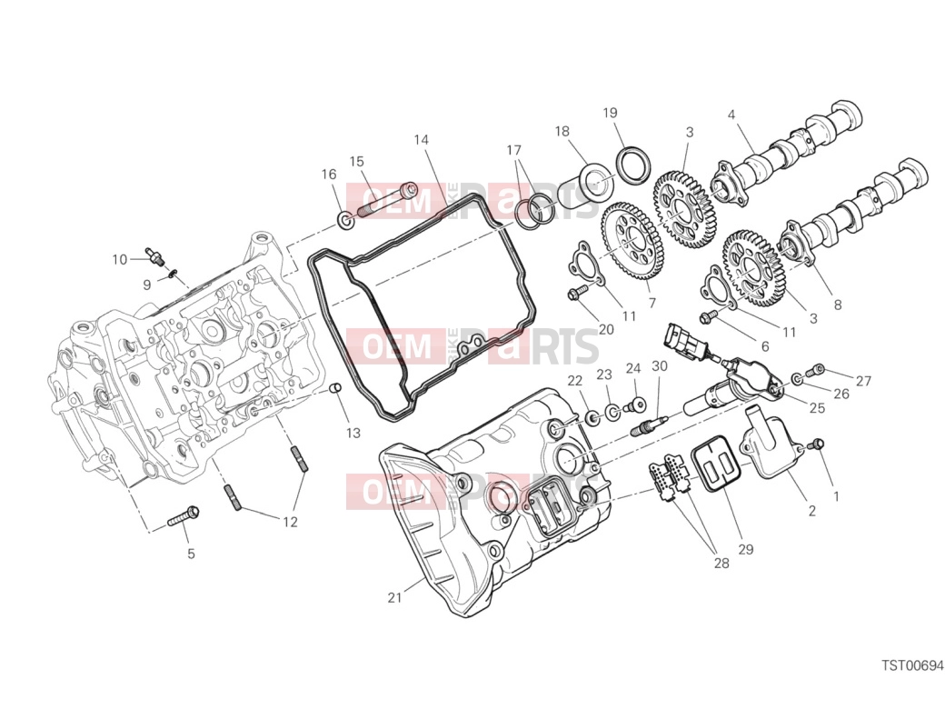DUCATI 2021 Multistrada V4 S Front Timing System