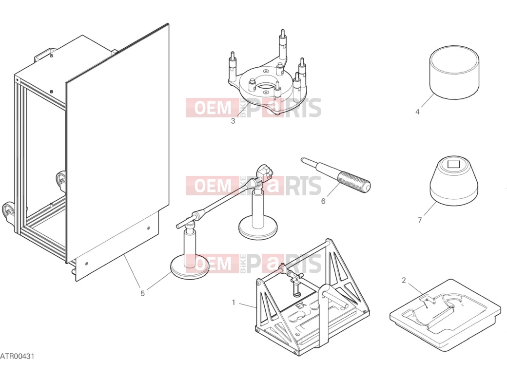 DUCATI 2021 Multistrada V4 S Workshop Service Tools