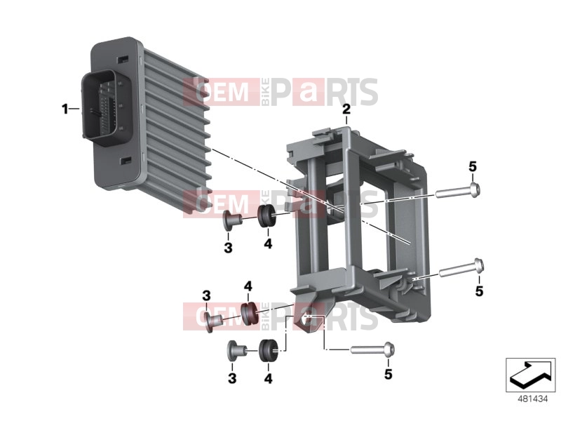BMW Motorrad BMW 2019 S models S1000 XR (0D03, 0D13) BASIC MODULE