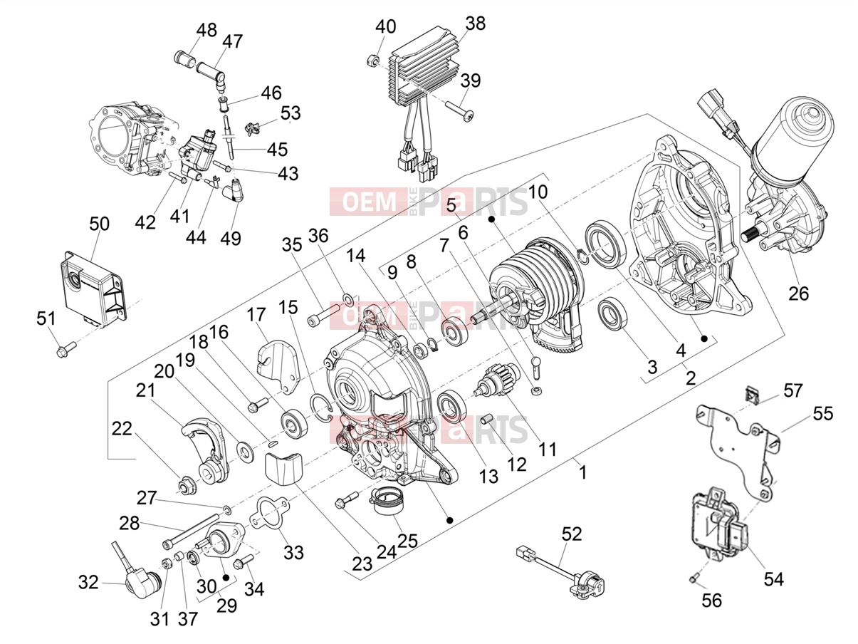 PIAGGIO MP3 400 Electrical system » Voltage Regulators - Electronic Control Units (ecu) - H.T. Coil