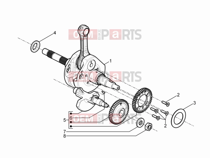 PIAGGIO MP3 500 Sport Advanced Engine » Crankshaft