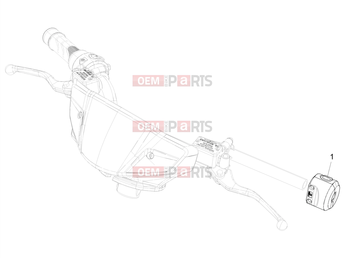 PIAGGIO Piaggio 1 Moped Electrical system » Selectors - Switches - Buttons