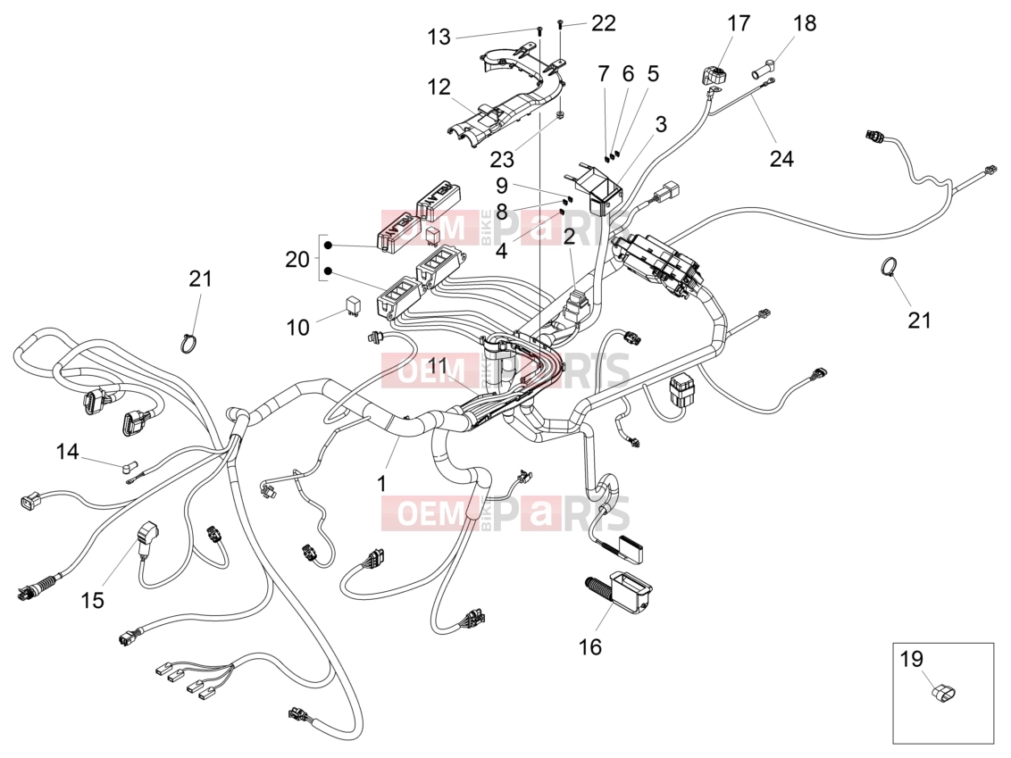 MOTOGUZZI Audace 1400 Carbon ABS Electrical systems » Central electrical system