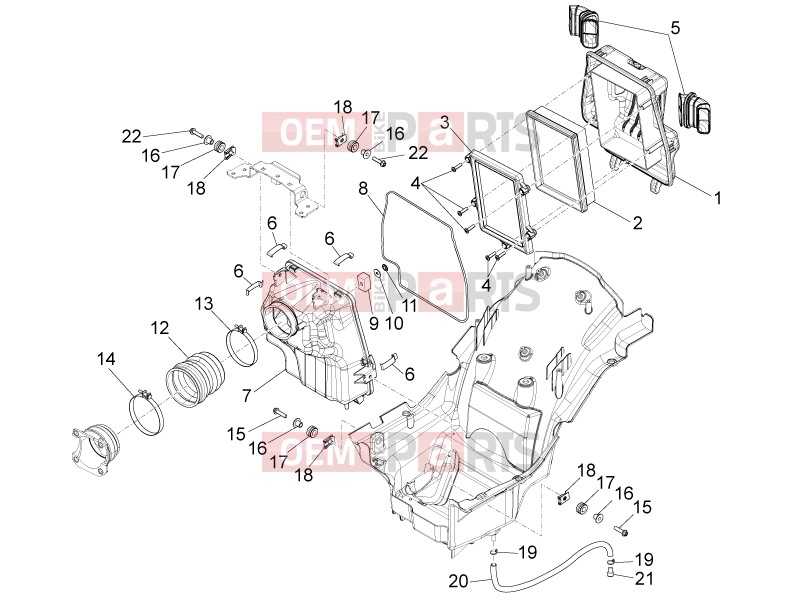 MOTOGUZZI Eldorado 1400 ABS (APAC) Engine » Air box