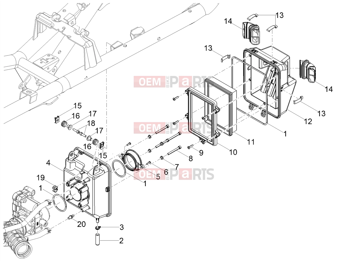 MOTOGUZZI V85 TT Engine » Air box