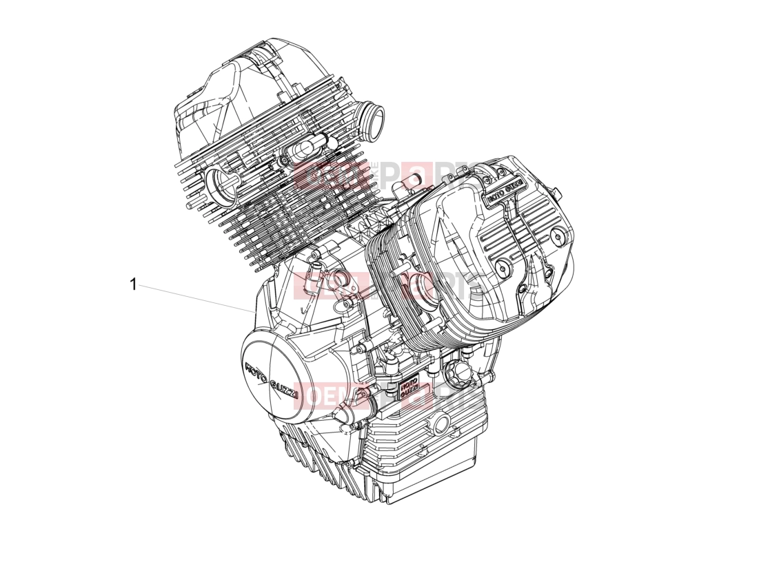 MOTOGUZZI V9 Bobber 850 Engine » Engine-Completing part-Lever