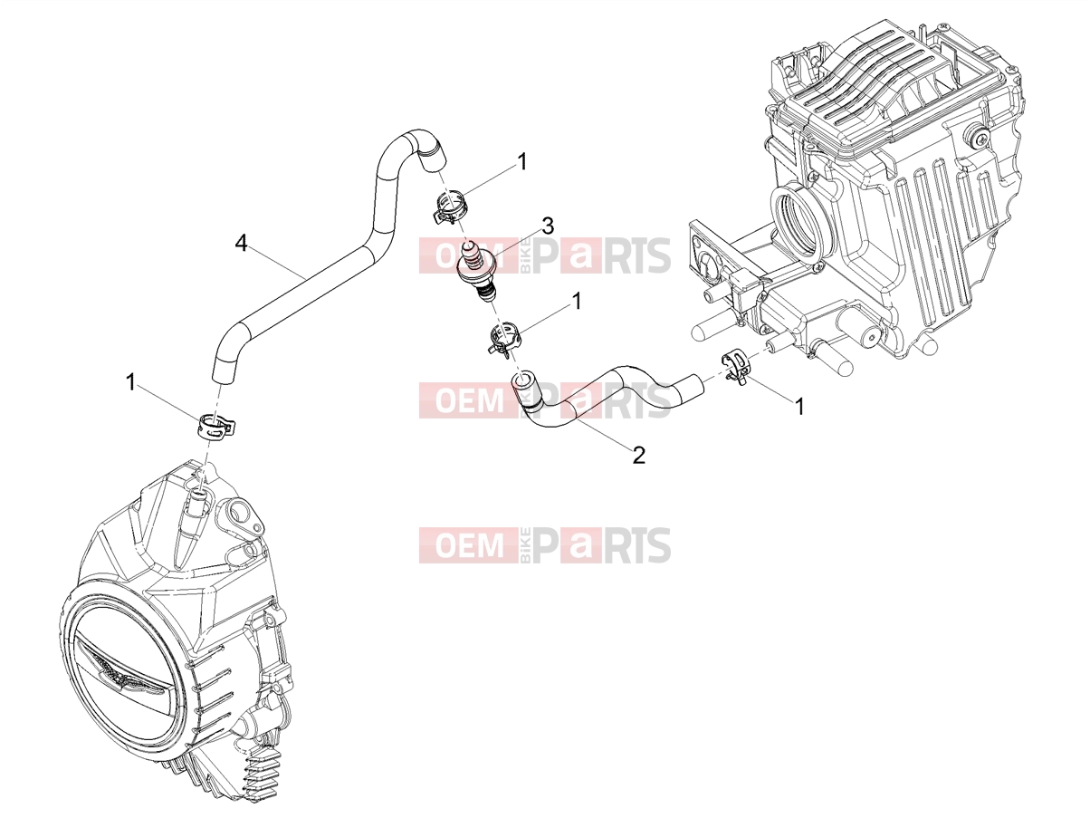 MOTOGUZZI V9 Bobber 850 Engine » Blow-by system