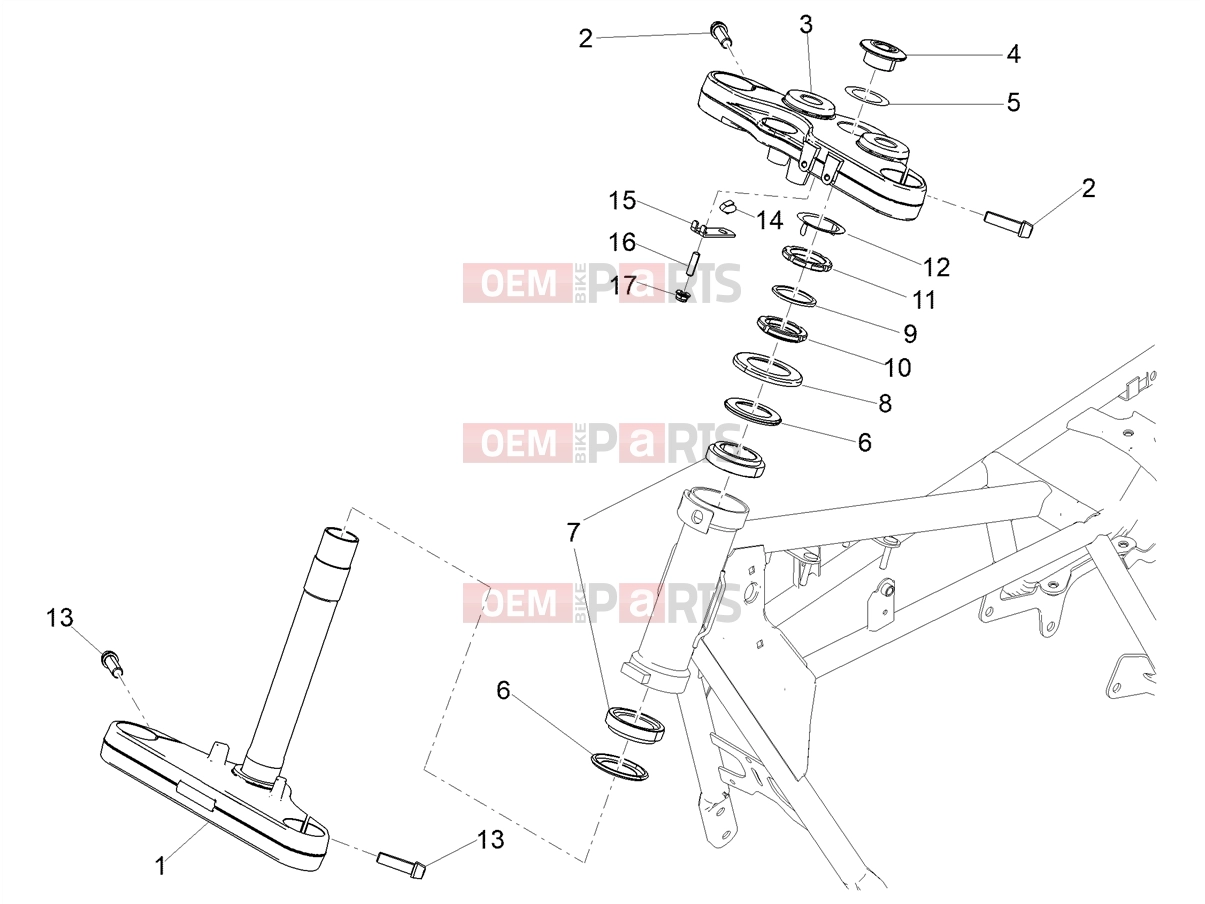 MOTOGUZZI V9 Bobber 850 Handlebar - Controls » Steering