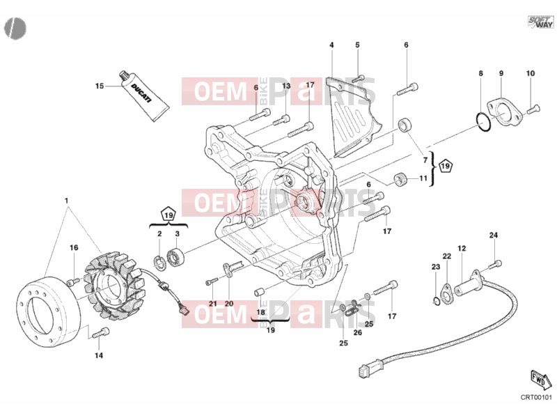 DUCATI 2003 Monster 620 GENERATOR COVER » IGNITION SYSTEM
