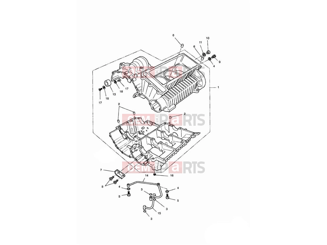 Triumph 1997 TRIDENT Crankcase