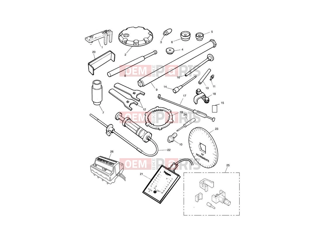 Triumph 1999 THUNDERBIRD SPORT Service Tools