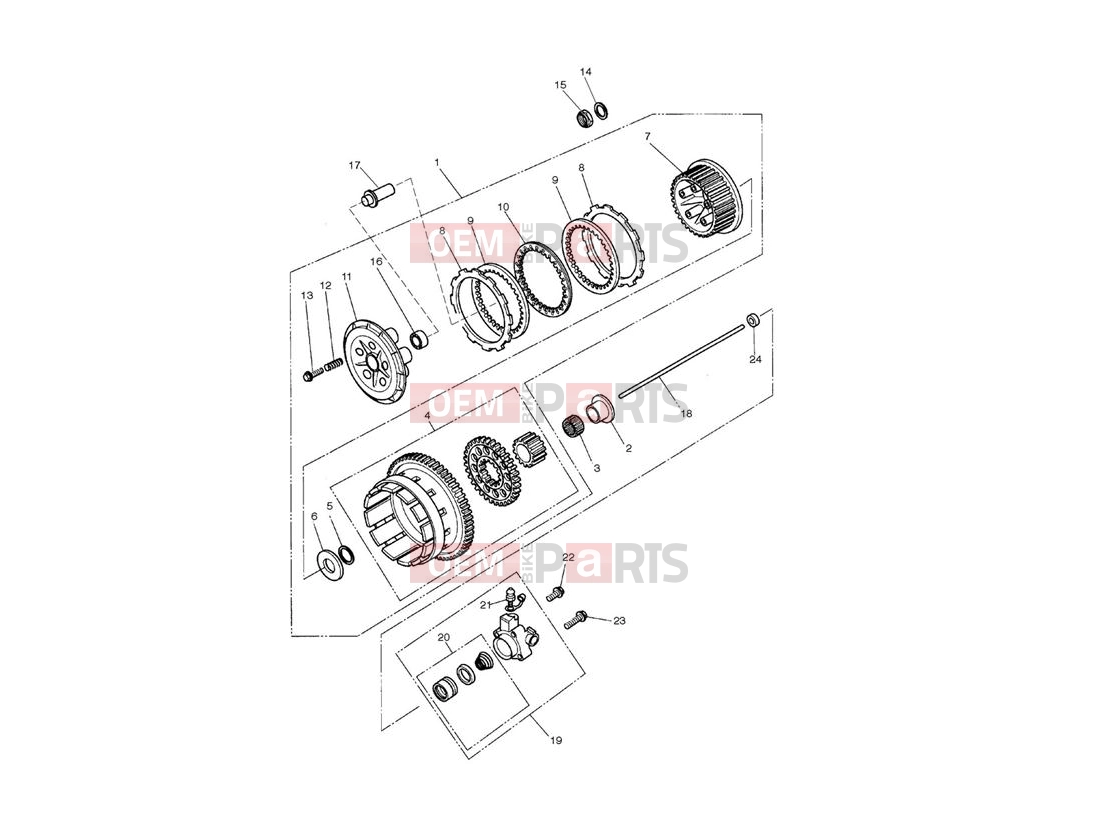Triumph 2000 THUNDERBIRD SPORT Clutch