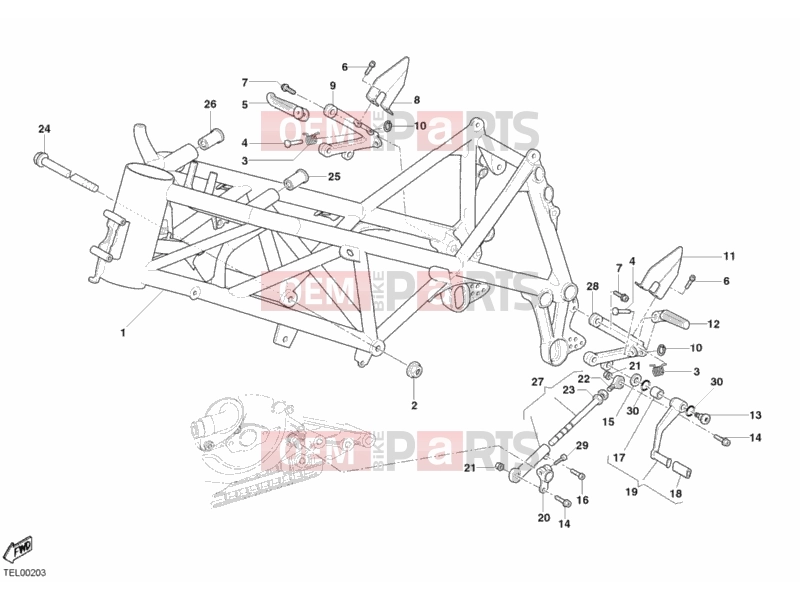 DUCATI 2003 Superbike 749 FRAME » FRAME