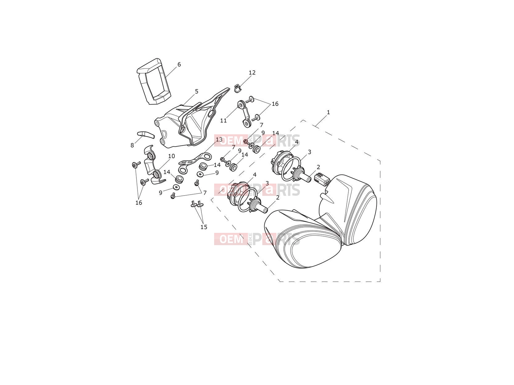 Triumph 2020 Speed Triple S Headlight Assembly