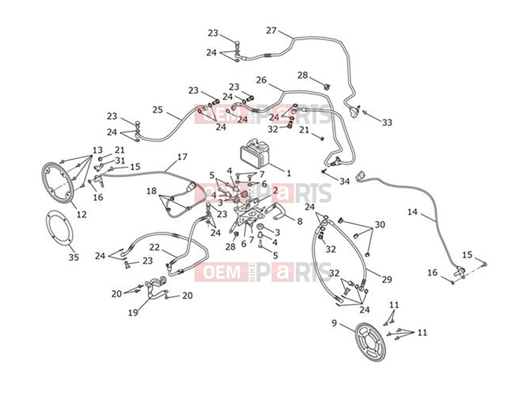 Triumph 2020 Speed Triple S ABS System