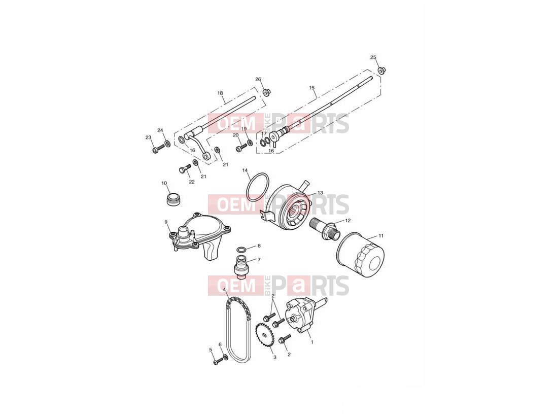 Triumph 2002 SPEED FOUR Lubrication System