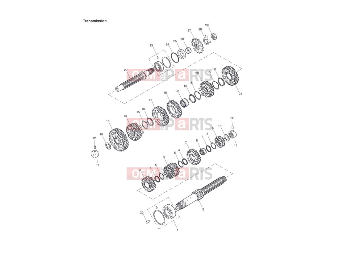 Triumph 2003 SPEED FOUR Transmission