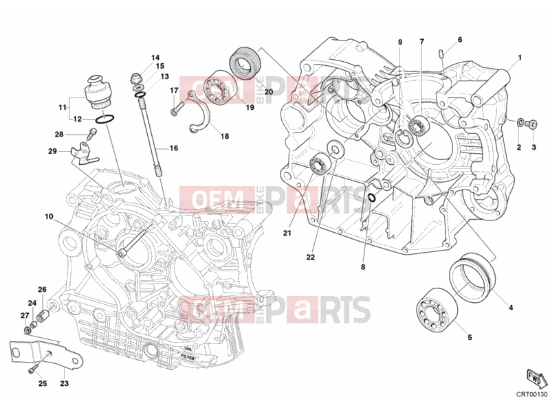 DUCATI 2003 Superbike 749 CRANKCASE » ENGINE CASE