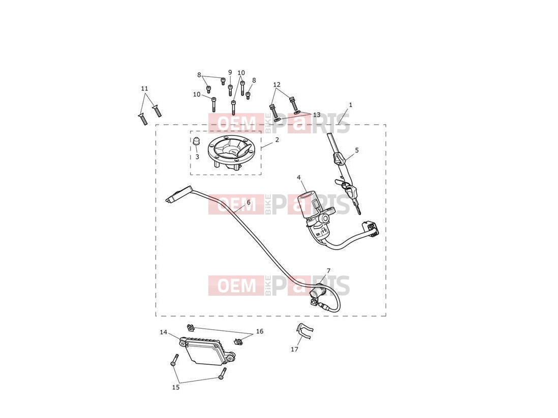 Triumph 2021 TRIDENT 660 Lockset