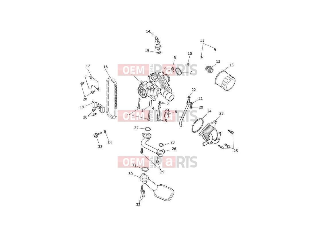 Triumph 2021 TRIDENT 660 Lubrication System