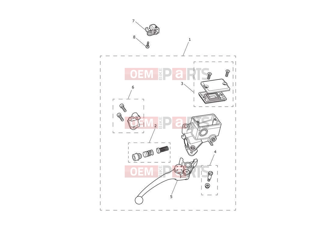 Triumph 2021 TRIDENT 660 Front Brake Master Cylinder