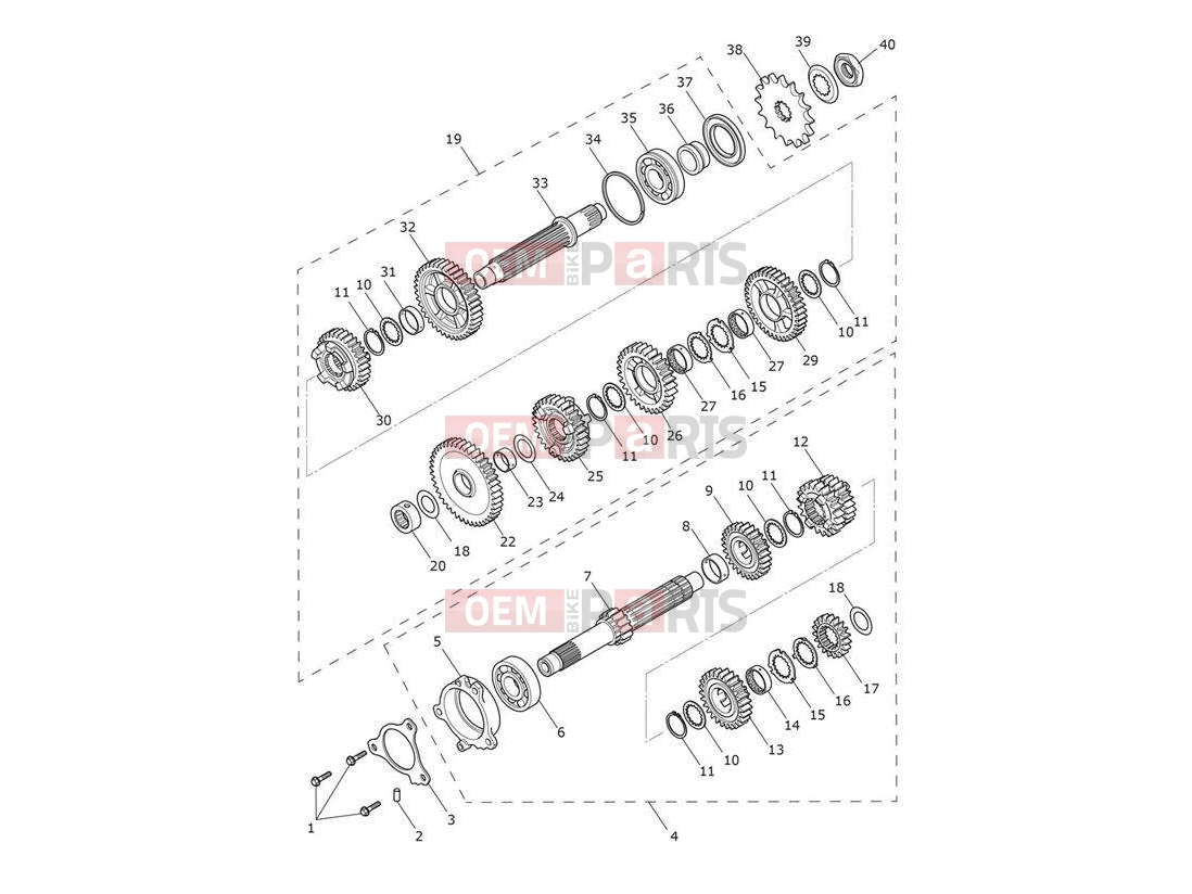 Triumph 2021 TRIDENT 660 Transmission