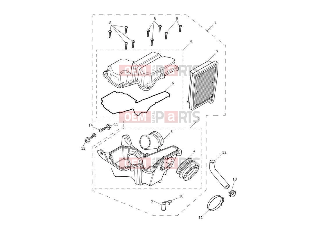 Triumph 2021 TRIDENT 660 Airbox Assembly