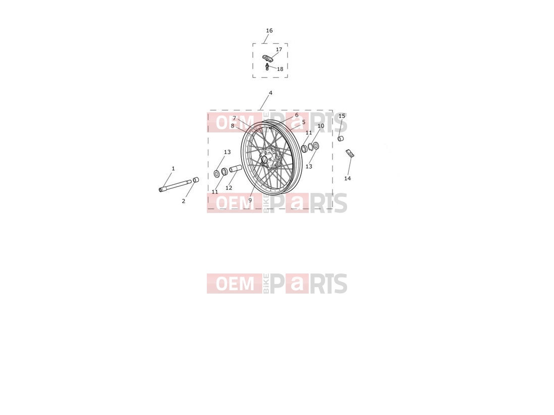 Triumph 2017 TIGER EXPLORER XCA 740277 > Front Wheel