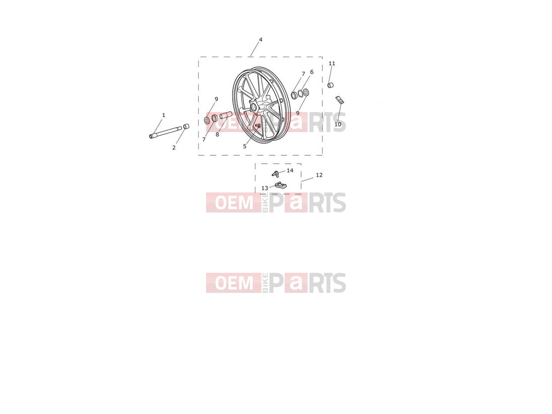 Triumph 2017 TIGER EXPLORER XRT 740277 > Front Wheel