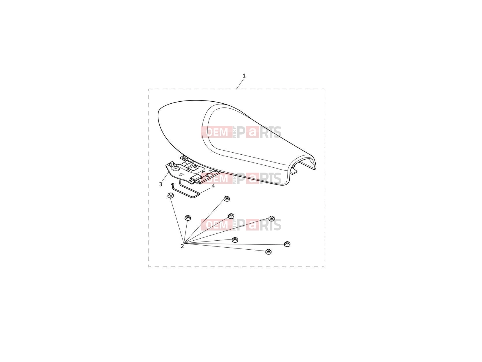 Triumph 2017 THRUXTON Seat Assembly - Single Seat