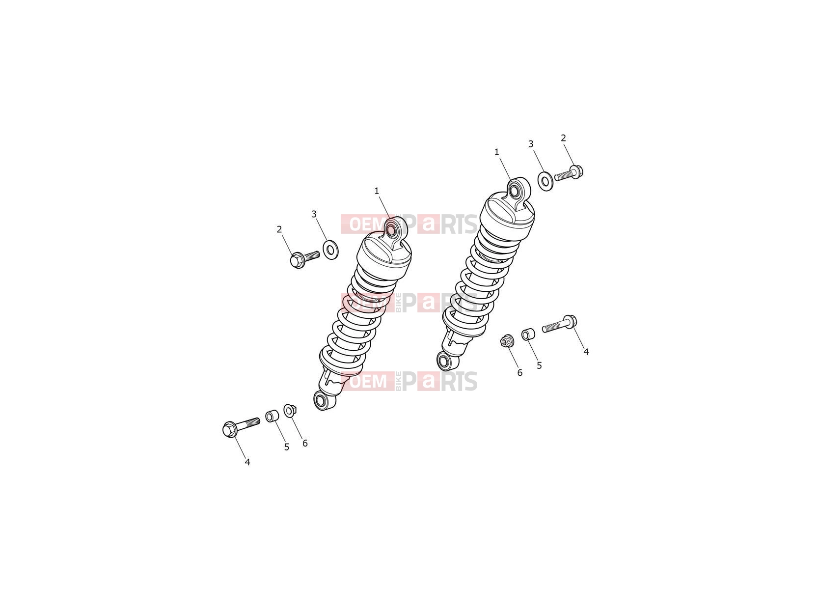 Triumph 2017 THRUXTON Rear Suspension Unit