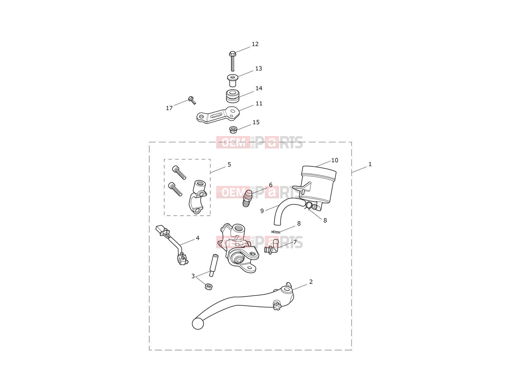 Triumph 2019 THRUXTON R Front Brake Master Cylinder
