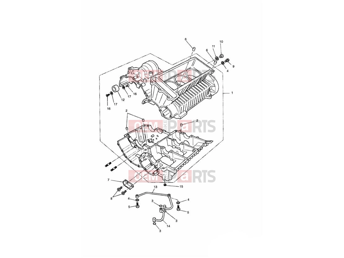 Triumph 1994 SPRINT CARBS Crankcases