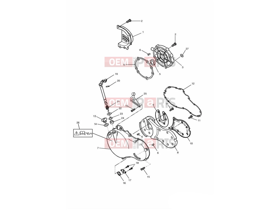 Triumph 2000 SPRINT ST > 139276 Engine Covers