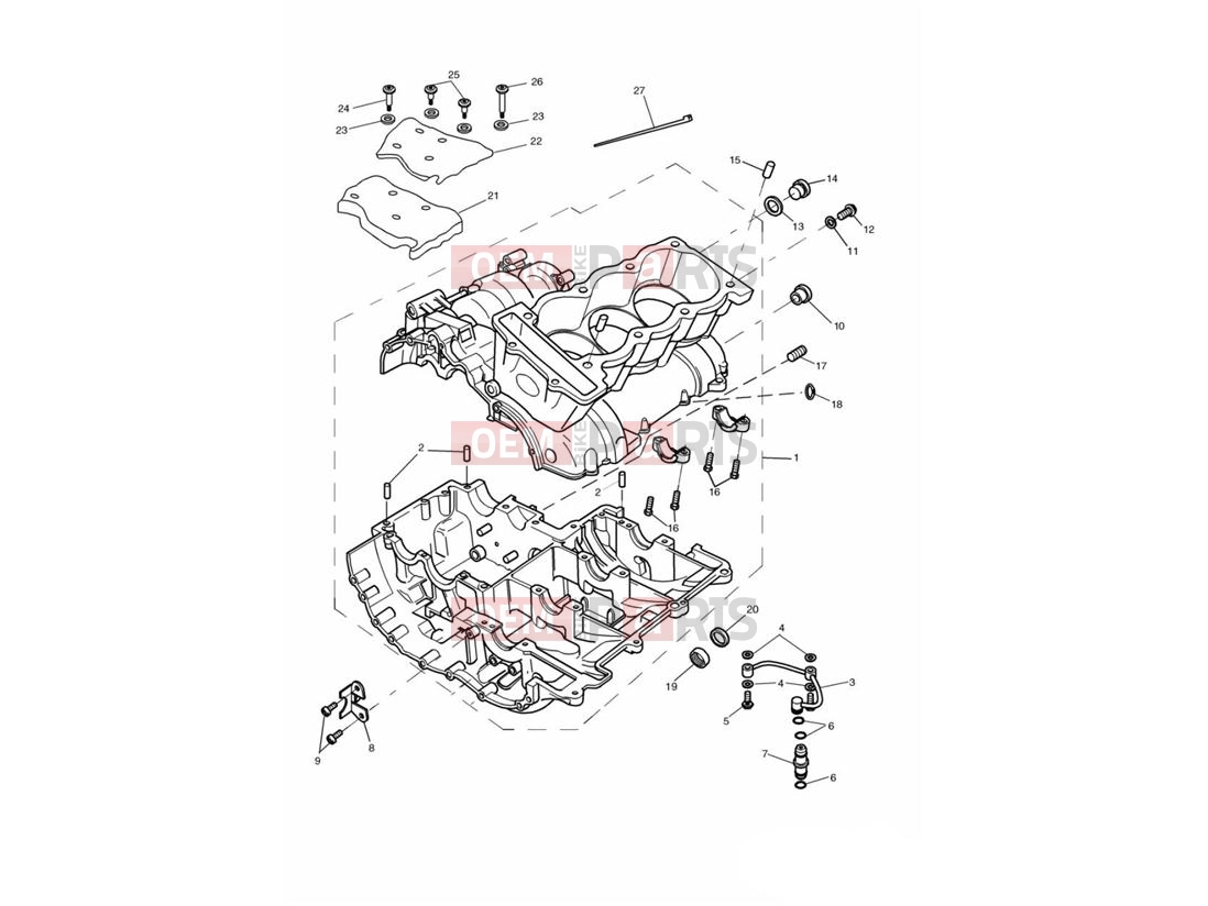 Triumph 2000 SPRINT ST > 139276 Crankcase