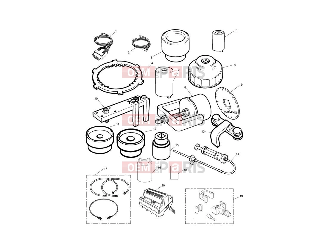 Triumph 2001 SPRINT ST > 139276 Service Tools