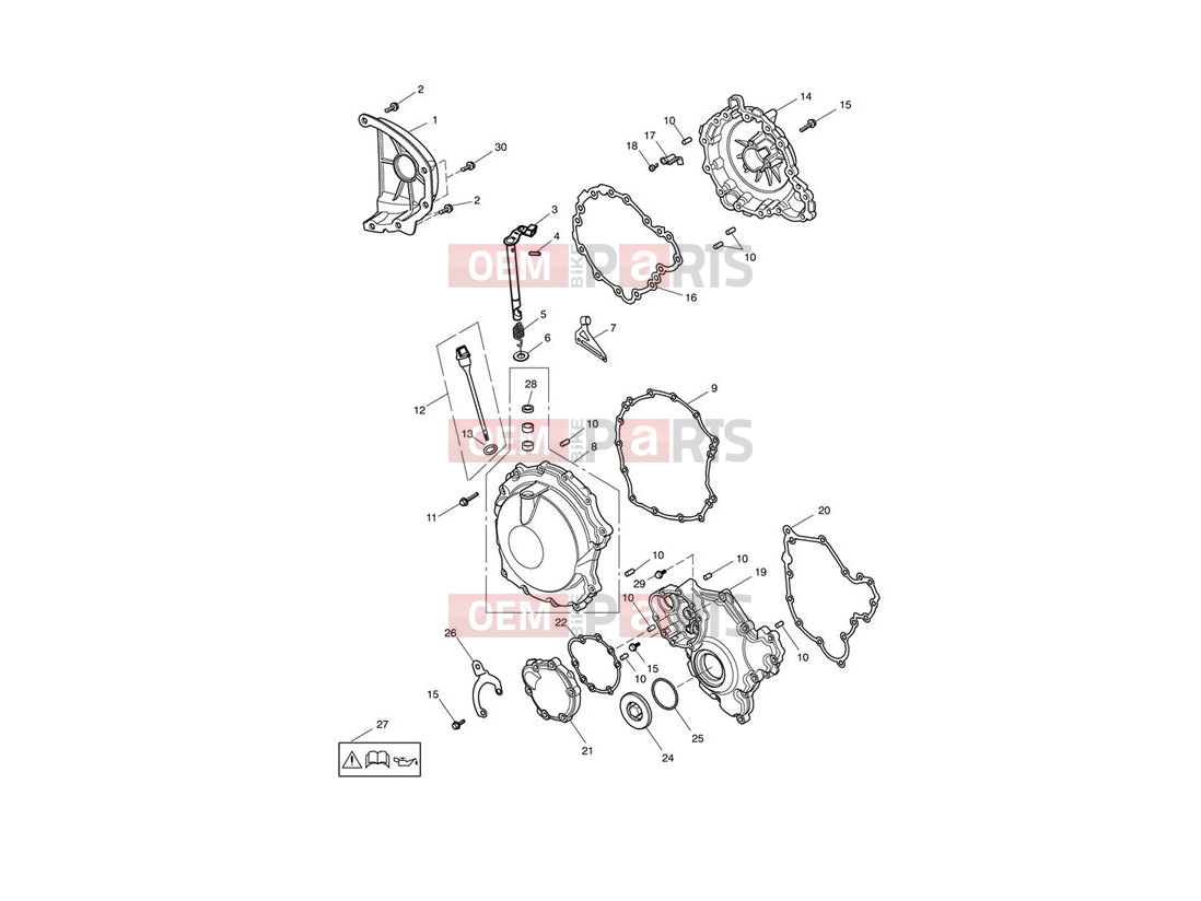 Triumph 2005 SPRINT ST 208167 > Engine Covers