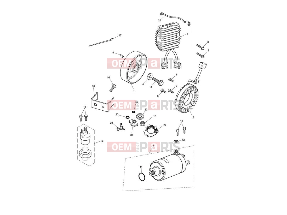 Triumph 2007 SPRINT ST 208167 > Starter & Alternator