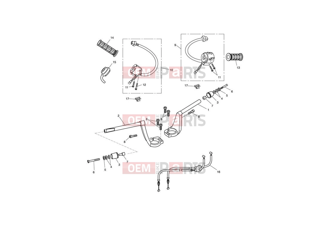 Triumph 2008 SPRINT ST 208167 > Handlebars & Switches